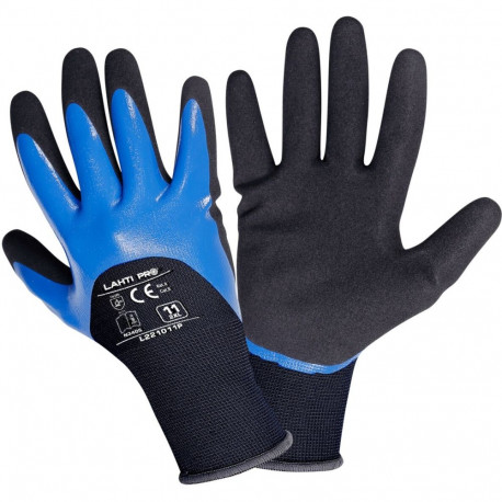 must-sinised nitriilkindad l221008p, kaart, "8", ce, lahti