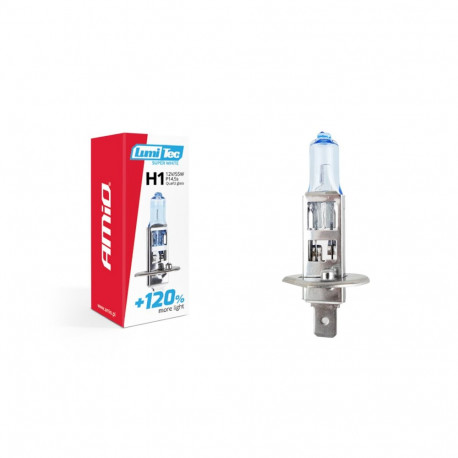 Lumitec halogeenlamp H1 12V 55W amio-02135 +120%, eriti valge