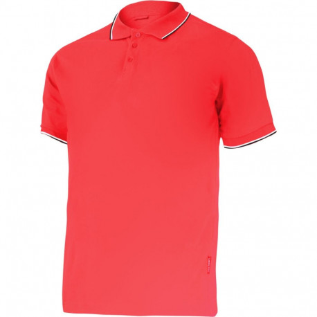 Koszulka polo 190g/m2, czerwona, "m", ce, lahti