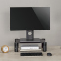 Podstawka pod laptopa / monitor Maclean, max. 20kg, hartowane szkło, (429x269x127mm), MC-934