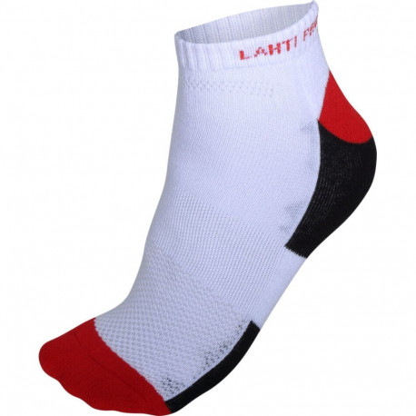 Valged-punased lühikesed meeste sokid, 3 paari, "39-42", lahti