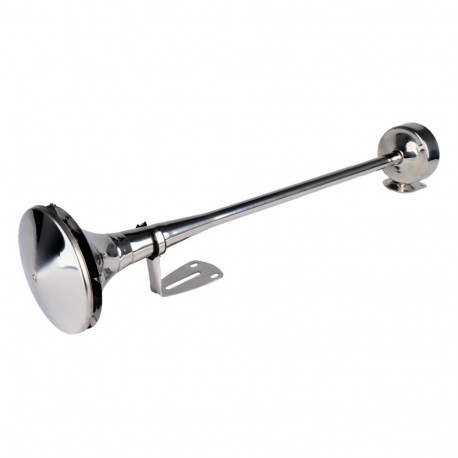 Klakson fanfaar helisignaal kroom 620 mm 12v 24v madaltoon amio-04078