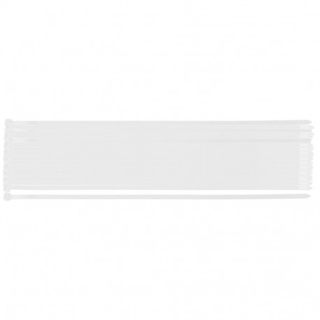 Opaski zaciskowe EXTREME 9.0 x 450 mm, valged, 50 tk