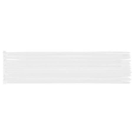 Opaski zaciskowe EXTREME 7.6 x 400 mm, białe, 50 szt.