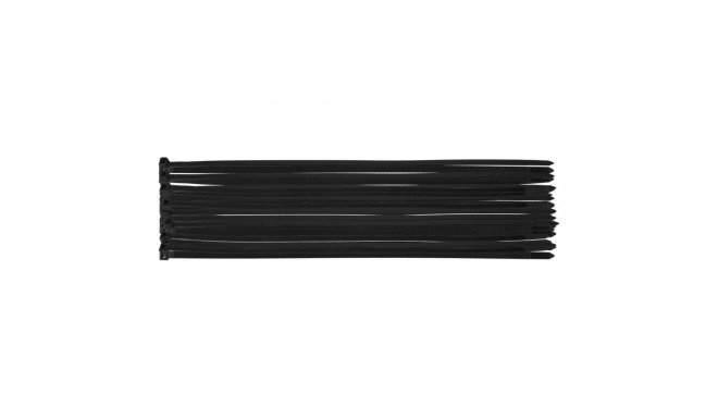 Opaski zaciskowe EXTREME 7.6 × 400 mm, czarne, 50 szt.