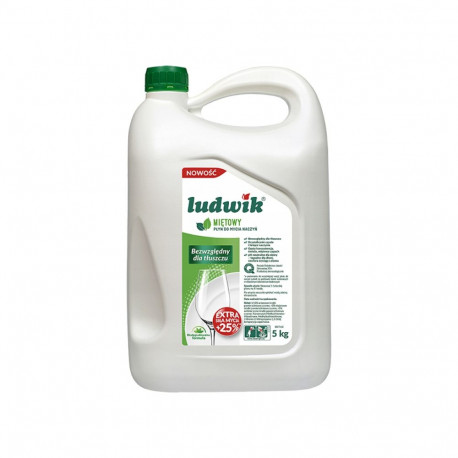 90-102# Płyn do mycia naczyń miętowy 5kg ludwik