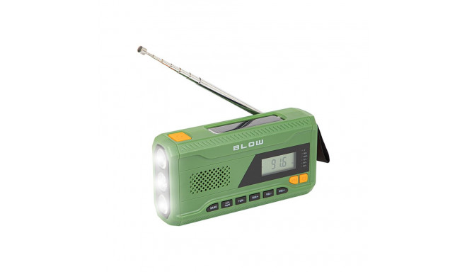 77-541# Radio przenośne analogowe am/fm blow ra11 solarne dynamo latarka