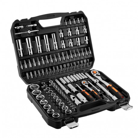Padrunvõtmete komplekt 1/2" 1/4" 110tk CrV