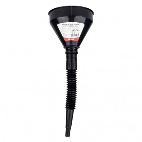 Elastne must universaalne lehter sõelaga kütuse, vedeliku, vee jaoks 13,5 cm amio-04036