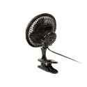 44-023# Wentylator biurkowy 6"/15cm klips 25w 2w1 czarny