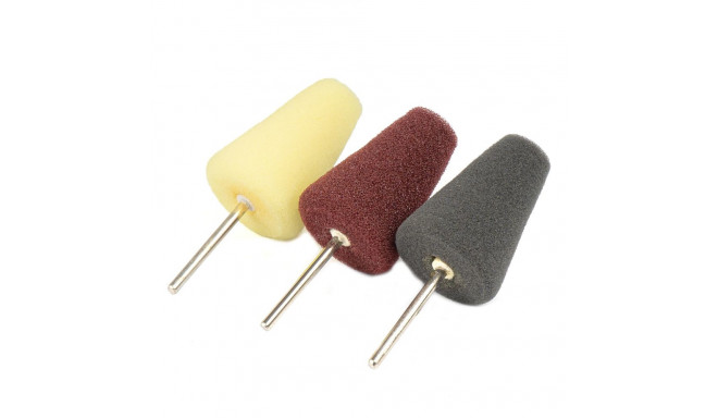 mini poleerimispadjad komplekt koonus koonusjad 3 tk amio-03715
