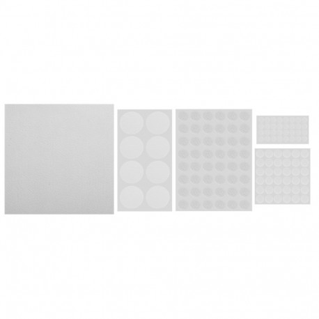 Iseliimuvad valged vildist ja EVA vahust padjakesed, 125 tk