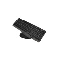 Zestaw klawiatura + mysz A4TECH Fstylet FG1012 WRLS Black
