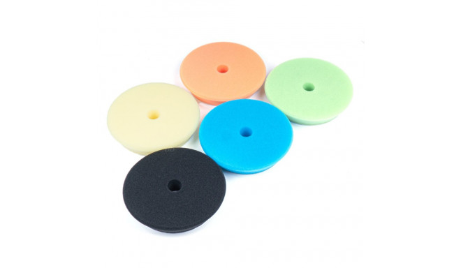 Zestaw gąbek do polerowania gąbki polerskie 5 szt. 125 mm/ 150 mm amio-03709