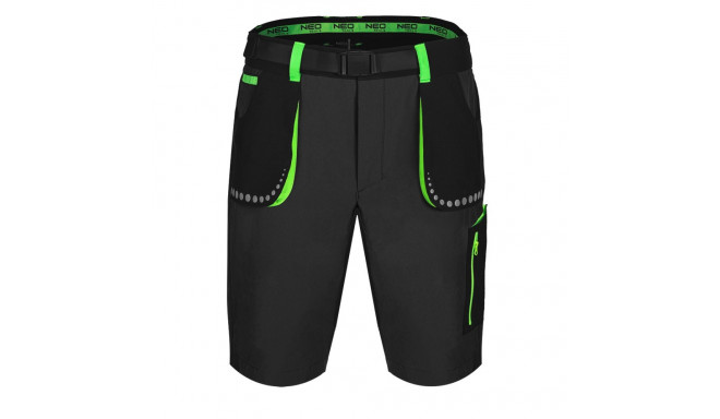 Krótkie spodenki PREMIUM, 4 way stretch, czarne, rozmiar L