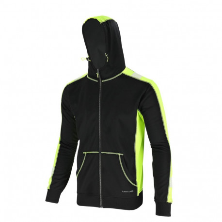 Bluza z elementami odbl. czarno-żółta, "l", ce, lahti