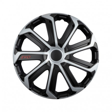 evo must-hõbedane 15-tolline autokilp