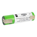 85-598# Akumulator 18650 li-ion 2szt 2600mah blaszki 3,6v sony/murata + box (2 tk.)