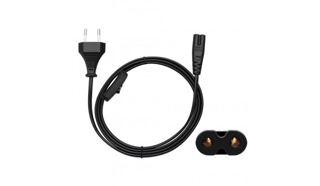 4439# sn-14 võrgukaabel 1,5m + lüliti 2x0,75mm