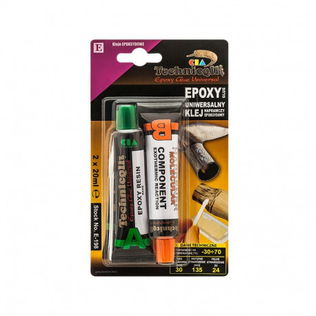 3398# Klej epoxy uniwersalny 2x20ml technicqll