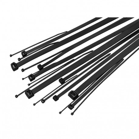41-269# Opaska zaciskowa 4,5x300mm czarna