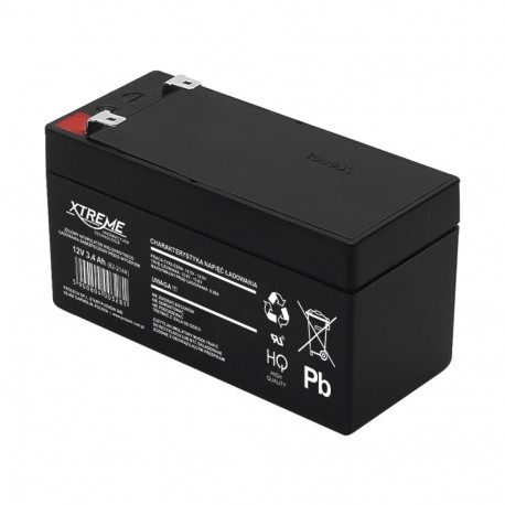 82-214# Akumulator żelowy 12v 3.4ah xtreme 135x68x61_4,8"