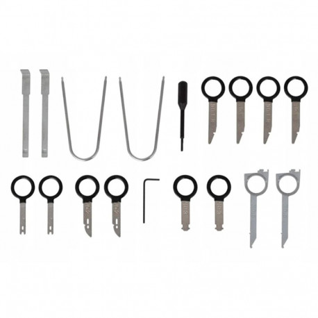 Ściągacze klucze do radia z stali ocynkowanej 20 szt. amio-02515