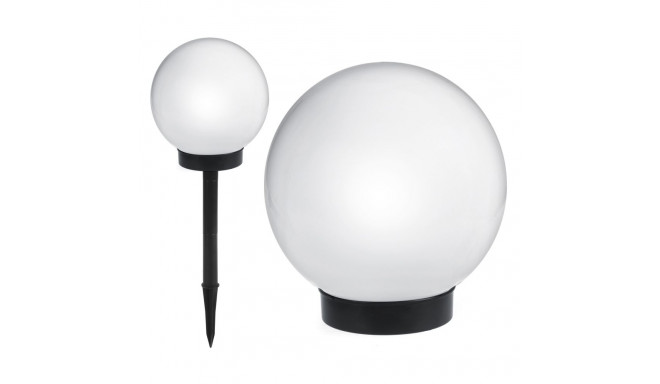 Solarna lampa wolnostojąca ogrodowa GreenBlue, 15x15x48cm, valge LED, GB121