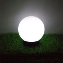 Solarna lampa wolnostojąca ogrodowa GreenBlue, kula 15x15x48cm, bialy LED, GB121