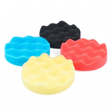 Poleerimiskomplekt poleerimiskäsnad takjaga 4 tk 125 mm amio-03710