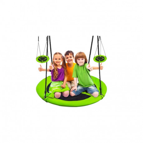 huśtawka bocianipesa 100cm roheline-must 23514