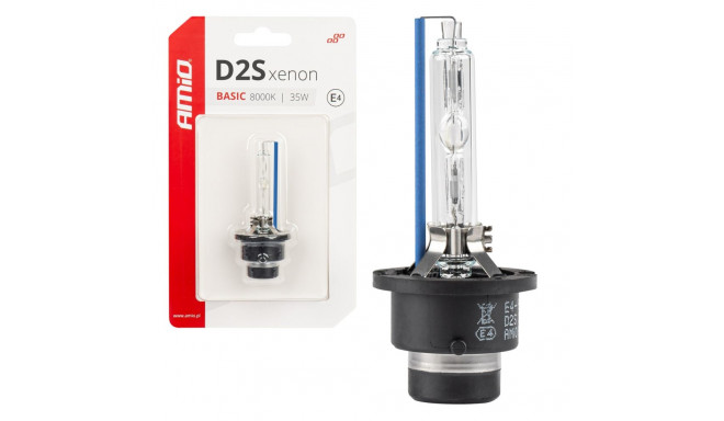Żarówka ksenonowa żarnik xenon d2s 8000k basic blister amio-03862