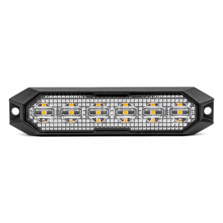 Lame hoiatus vilkur 6x3w led r65 r10 12v 24v amio-03930