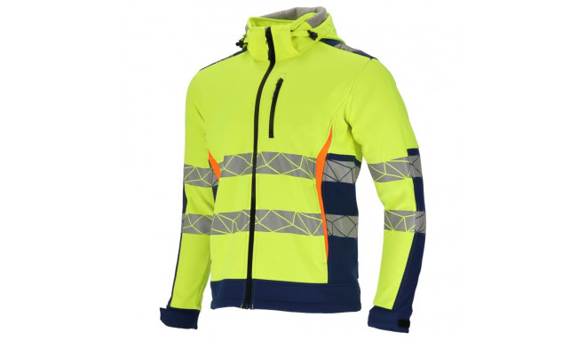 Hoiatus softshell jope kollane-sinine, "2XL", CE