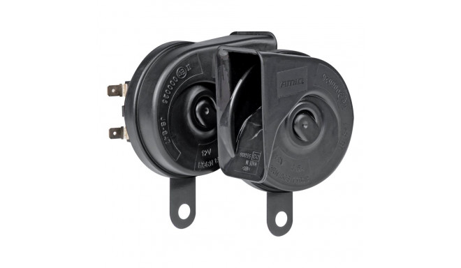 Klakson sygnał dźwiękowy 12v 2 sztuki amio-03622