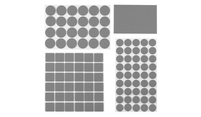 Isekleepuvad vildist alused, hallid, 106 tk