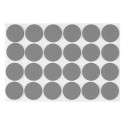 Podkładki filcowe samoprzylepne, szare, 106 szt.