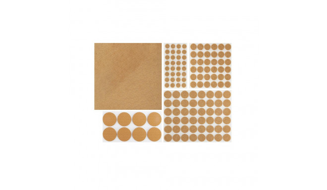 69-025# vildist mööblialused 125 tk segu pruunid