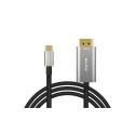 92-687# Przyłącze display port - usb-c 2m plecionka
