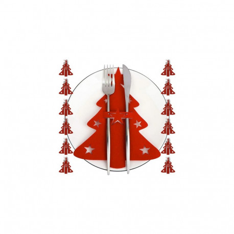 Etui söögiriistadele- jõulupuud 12 tk Ruhhy 22304