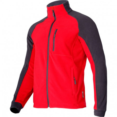 Punane-hall fliispluus, "5XL", CE