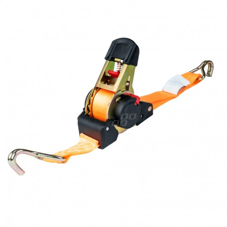 Pas transportowy z automatycznym zwijaczem 1500kg 50mm 4,5m j-type amio-03322