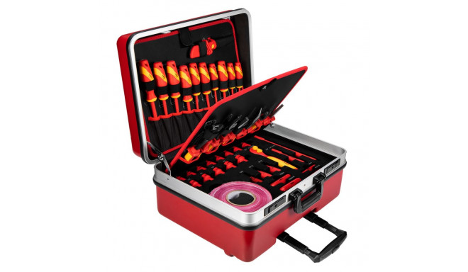 Isolatsiooniga tööriistade komplekt elektriautode ja hübriidautode remondiks 51 tk