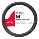 Pokrowiec skórzany pikowany nakładka na kierownicę samochodową m 37-39cm swc-51-m amio-03561 Pokrowiec skórzany pikowany nakładka na kierownicę samochodową m 37-39cm swc-51-m amio-03561