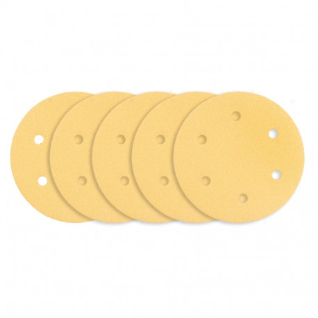 Takjakinnitusega lihvpaber 225mm K80 6 auguga 59G264 59G265, 5tk