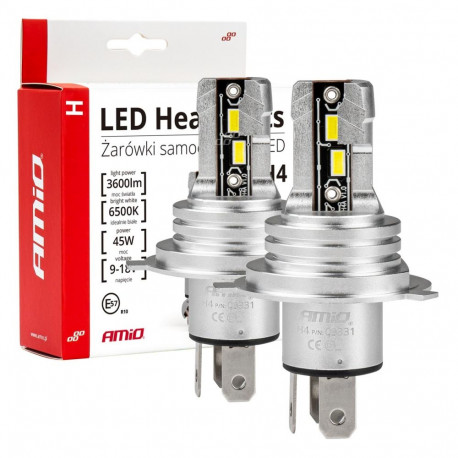 led auto pirnid seria h-mini h4/h19 6500k canbus amio-03331