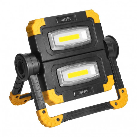 GEMINIX LED 2x10W, töövalgusti, kaasaskantav akuga, 1200 lm, IP44, 4000K, 5000mAh