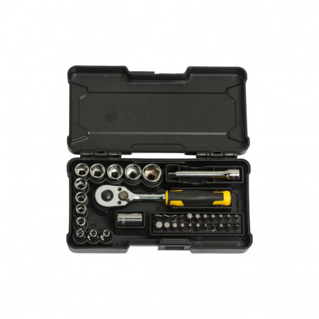 kompaktne padrunvõtmete komplekt 1/4dr 37 tk