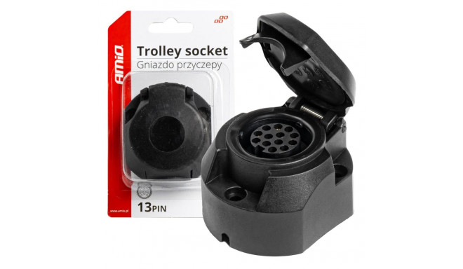 plastikust haagise konksu pistik 13 pin amio-03219