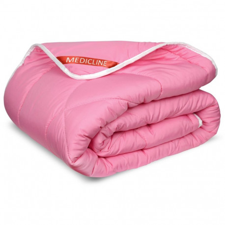 mikrokiust roosa tepitud aastaringne tekk 160 x 200 cm